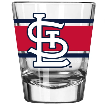 Cardinals de Saint-Louis 2oz. Verre à shot à rayures