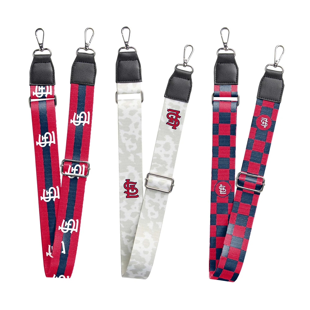 St. Louis Cardinals 3-Pack Bag Strap Set