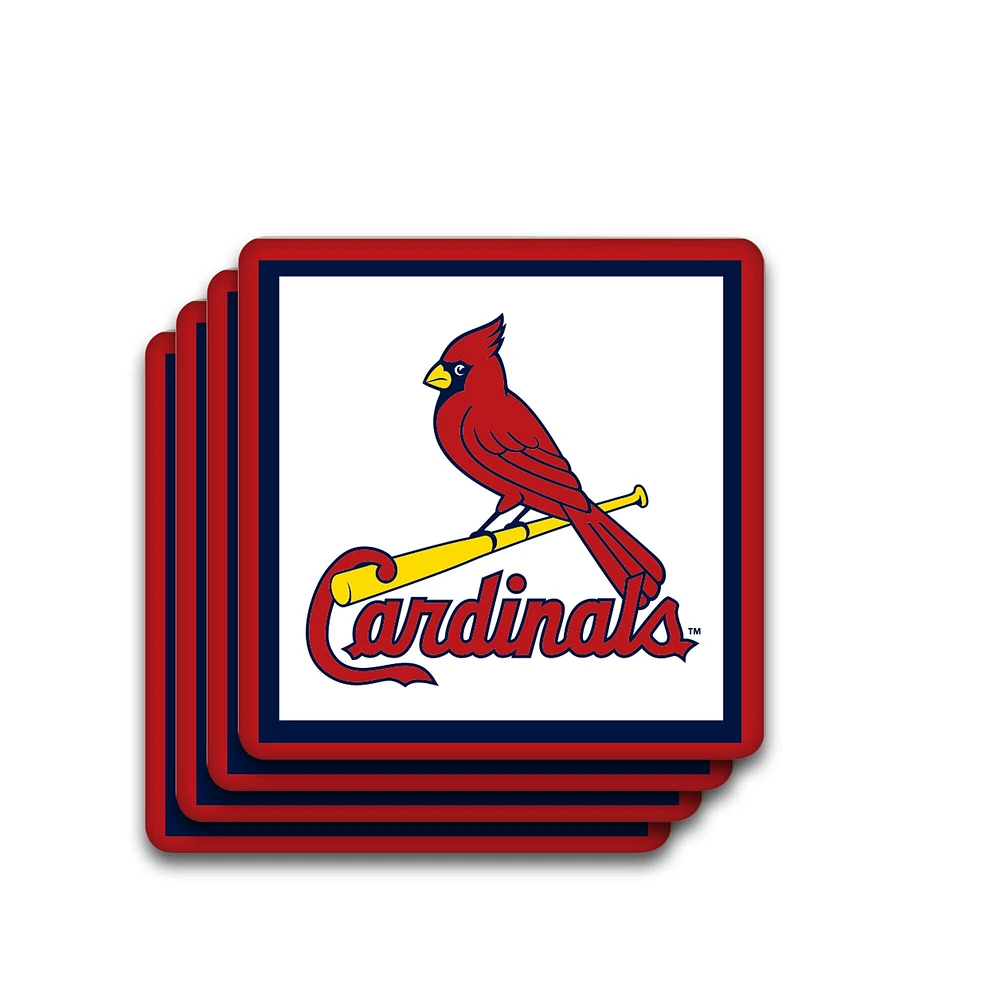 Ensemble de 4 sous-verres des Cardinals de St. Louis