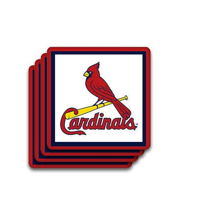 Ensemble de 4 sous-verres des Cardinals de St. Louis