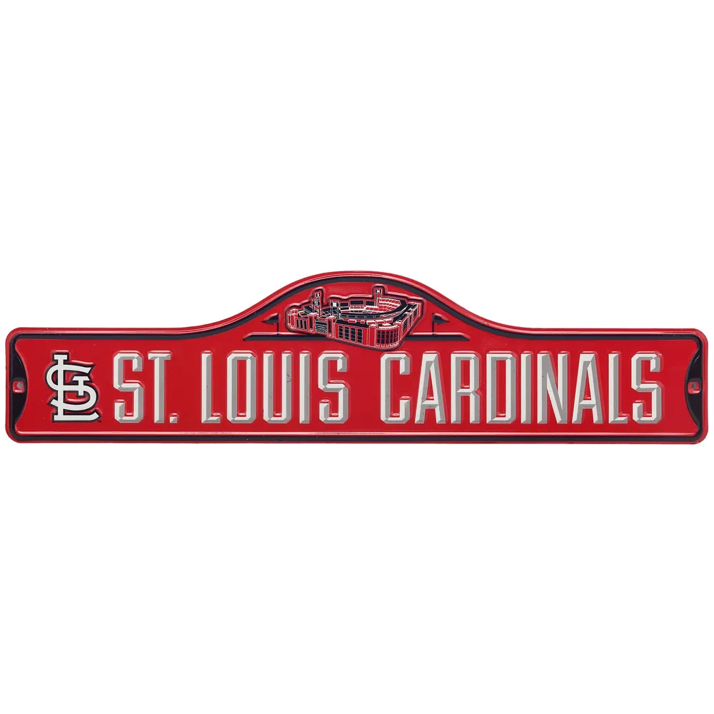 Lids St. Louis Cardinals 5'' x 20'' Metal Street Sign