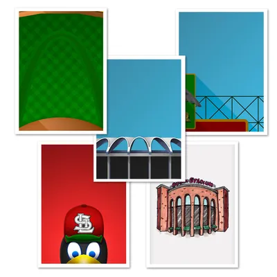 St. Louis Cardinals 5'' x 7'' Postcard Set