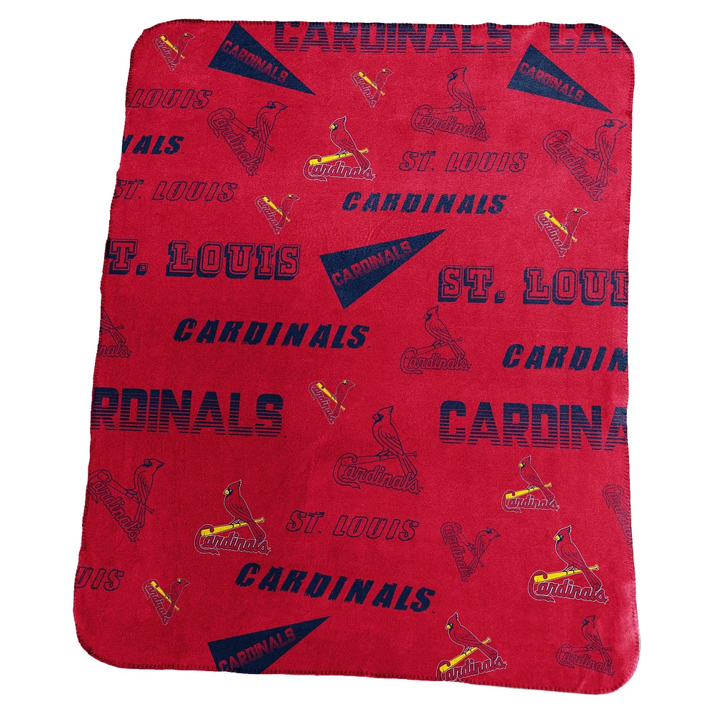 Couverture polaire classique 50" x 60" des Cardinals de St. Louis