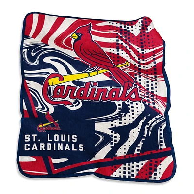 St. Louis Cardinals Couverture tourbillonnante Raschel 50" x 60"