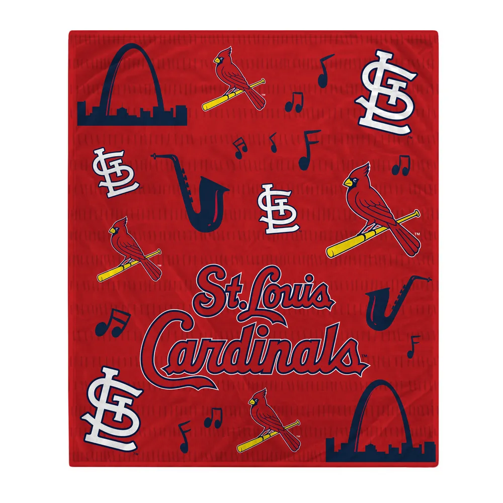 Buy the NWT Womens Red Blue St. Louis Cardinals Baseball Full-Zip