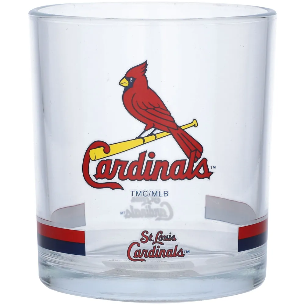 St. Louis Cardinals Banded Rocks Glass