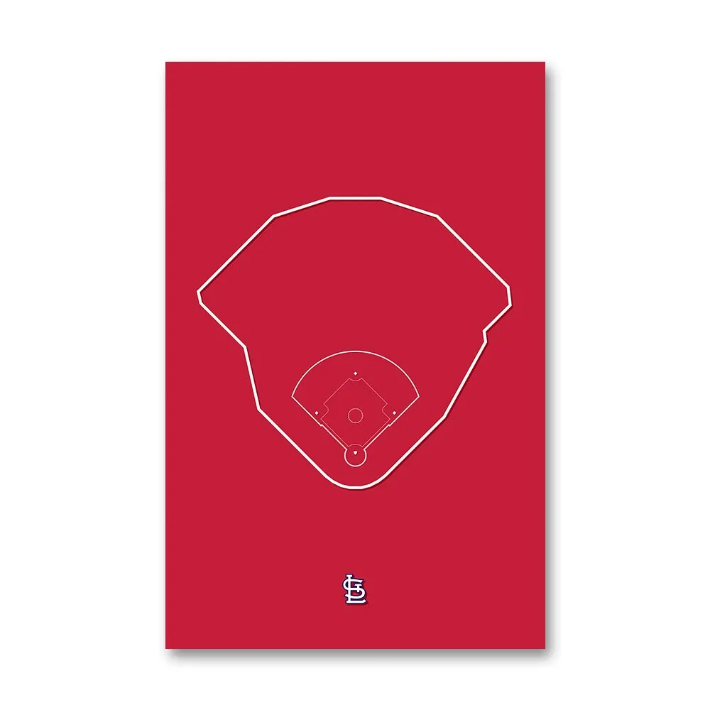 Lids St. Louis Cardinals 11'' x 17'' Minimalist Team Logo Art Poster