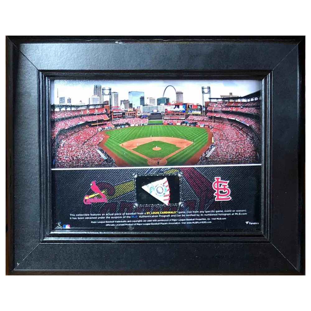 Lids St. Louis Cardinals Busch Stadium Frame with Game Used Baseball