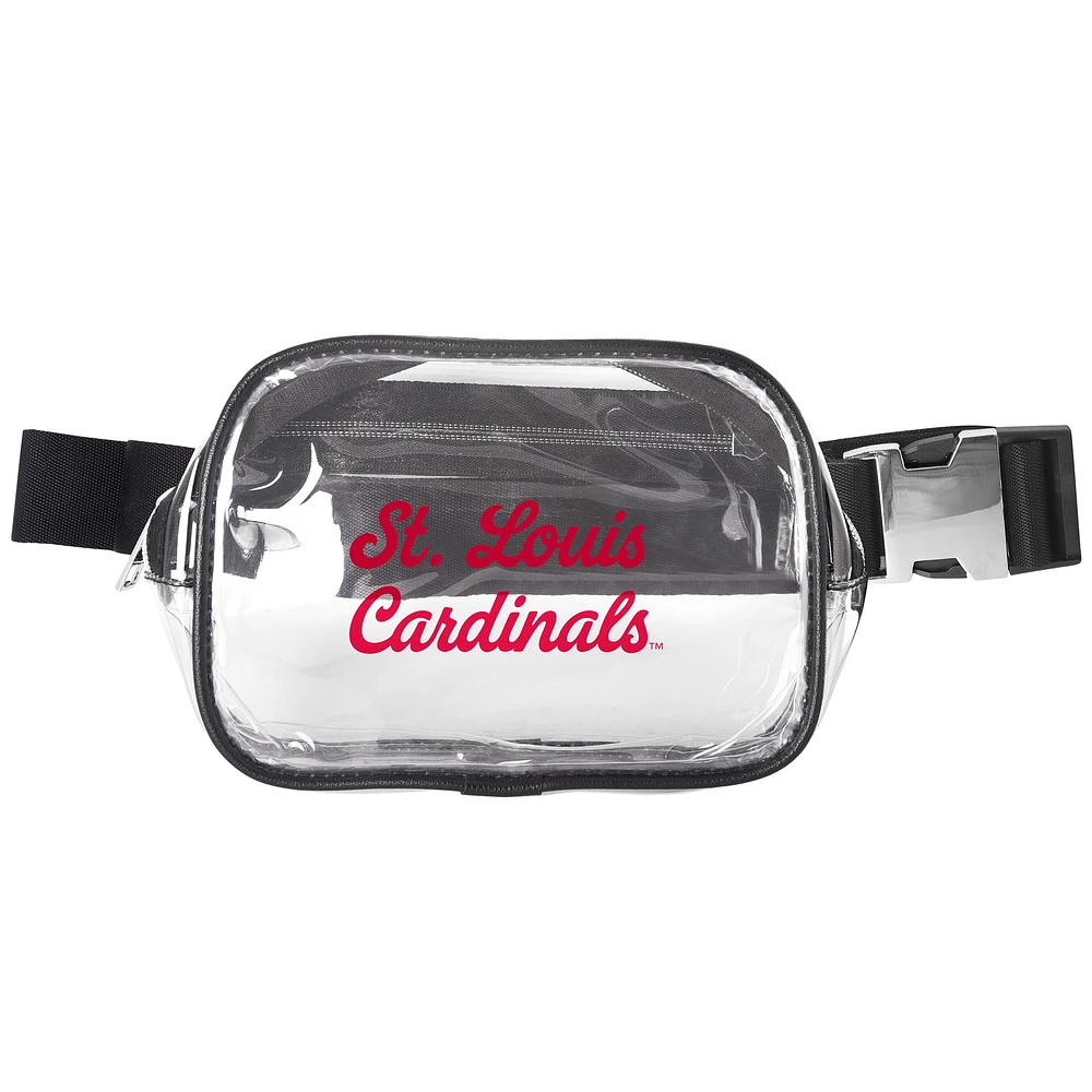 St. Louis Cardinals Clear Belt Bag