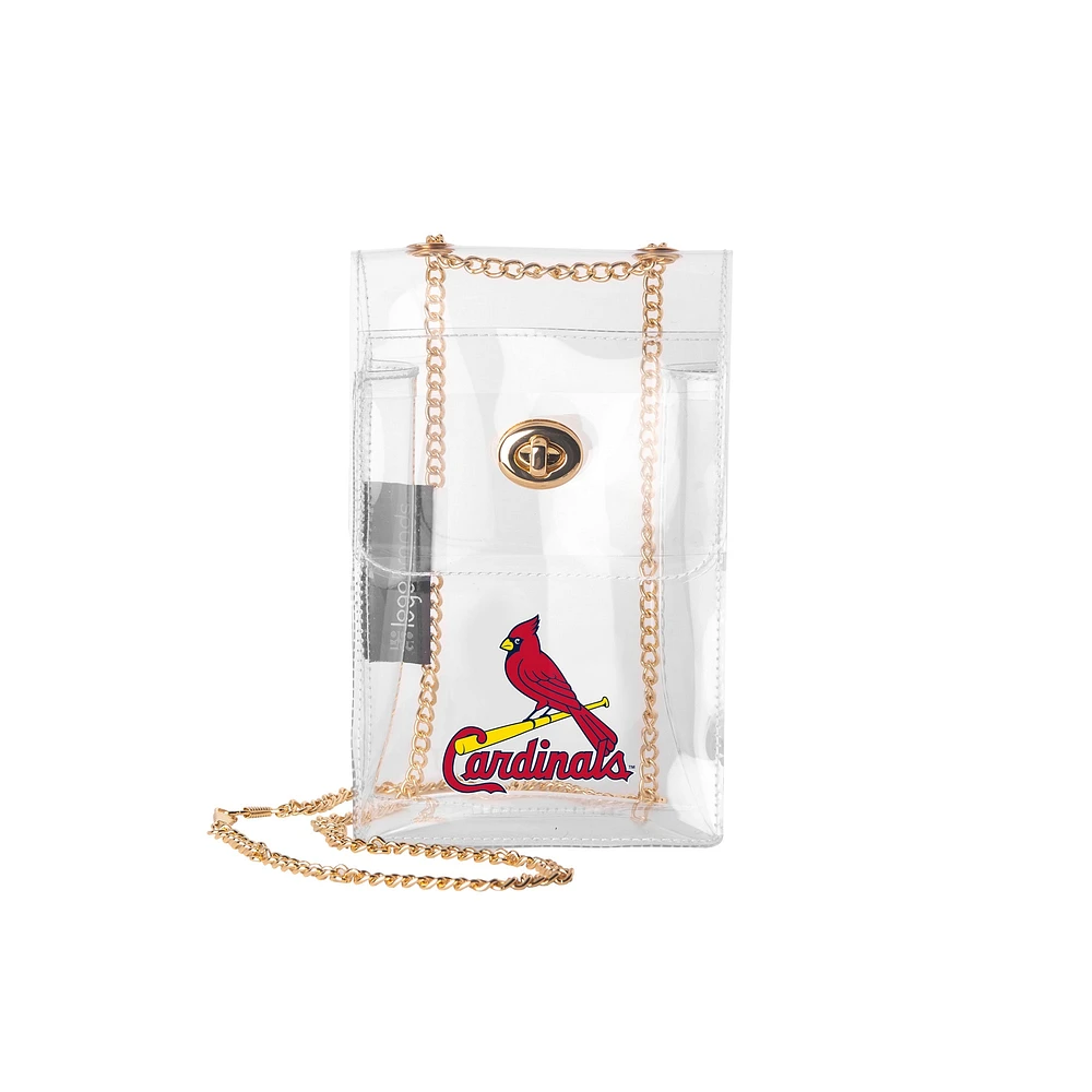 St. Louis Cardinals Clear Essential Crossbody Purse