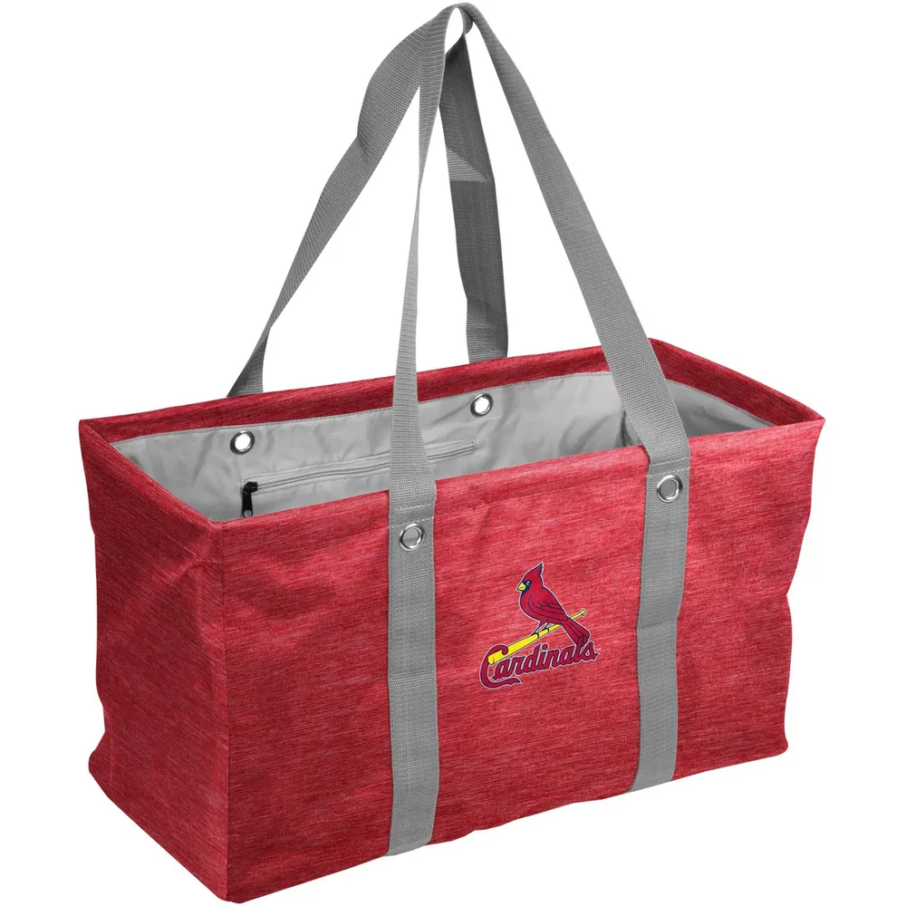 Lids St. Louis Cardinals Crosshatch Picnic Caddy Tote Bag