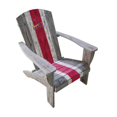 St. Louis Cardinals Distressed Wood Adirondack Chair