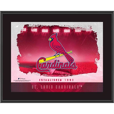 St. Louis Cardinals Fanatics Authentic Framed 10.5" x 13" Sublimated Horizontal Team Logo Plaque