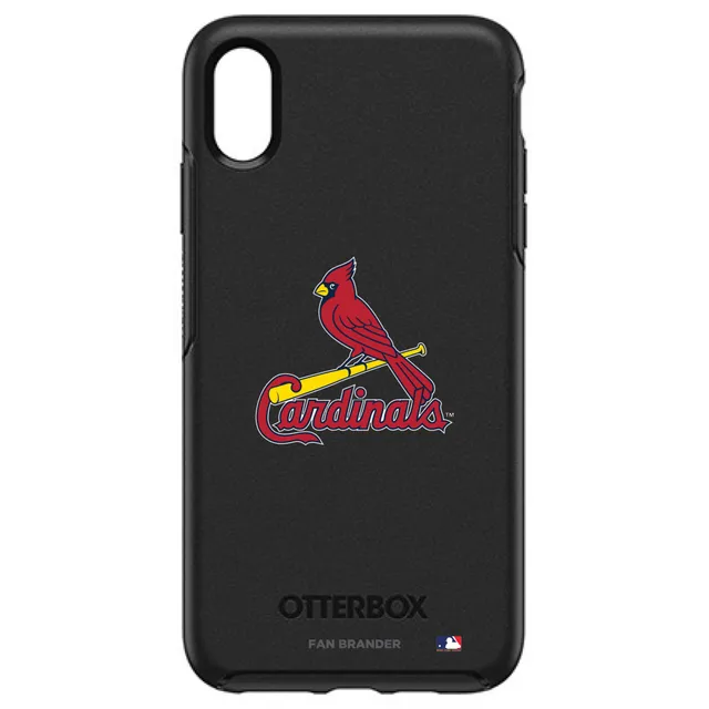 OtterBox Black Phone case with St. Louis Cardinals Primary Logo