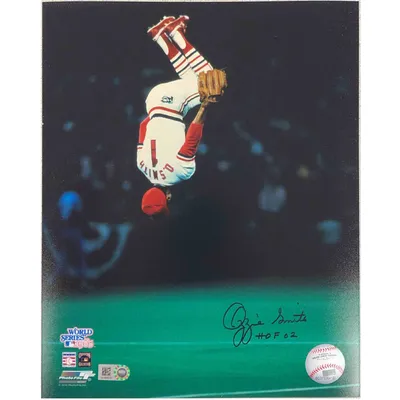 St. Louis Cardinals Ozzie Smith '85 WS Flip Autographed Photo