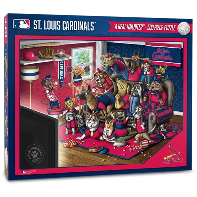 St. Louis Cardinals Purebred Fans 18'' x 24'' A Real Nailbiter 500-Piece Puzzle