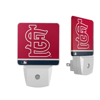 St. Louis Cardinals Stripe Design Nightlight 2-Pack