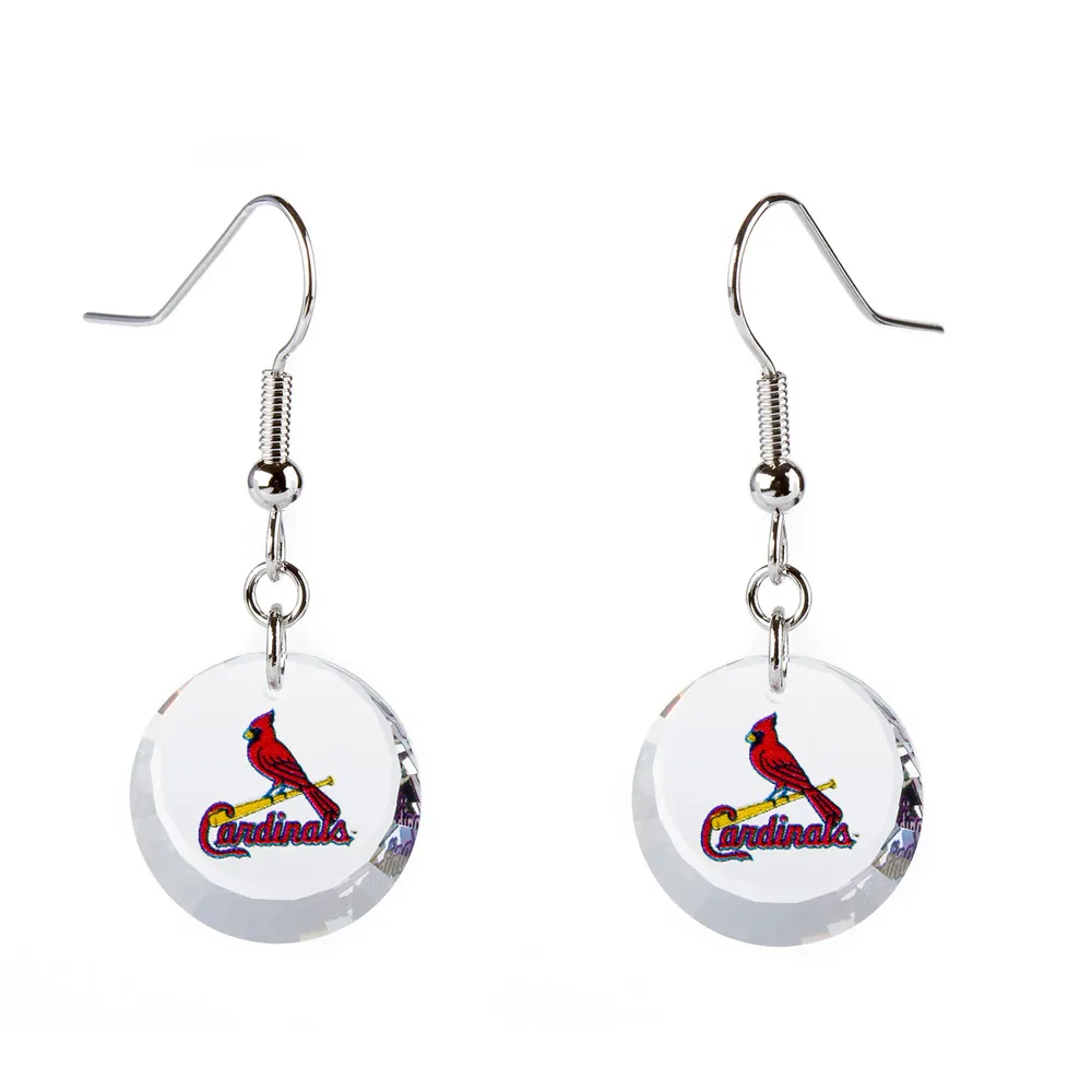 St. Louis Cardinals Crystal Logo Earrings