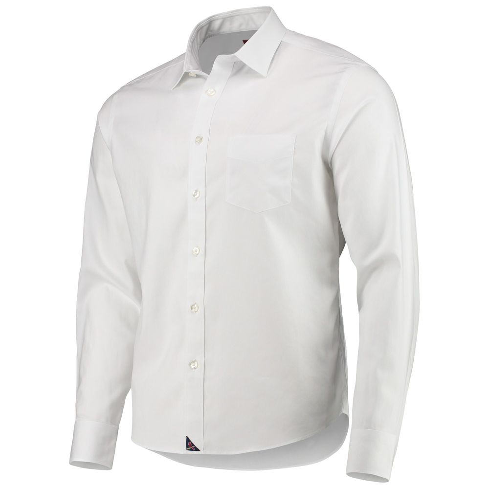 St. Louis Cardinals Untuckit Button-Up Long Sleeve Shirt - White Size: Extra Large