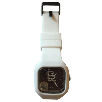 St. Louis Cardinals White Band Unisex Modify Watch With Authenticated Game-Used Dirt