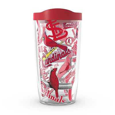 Cardinals de Saint-Louis de Tervis 16oz. Gobelet entièrement enveloppé avec couvercle