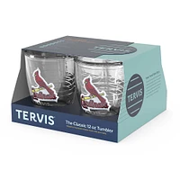 Tervis St. Louis Cardinals paquet de quatre 12oz. Ensemble de gobelets emblème