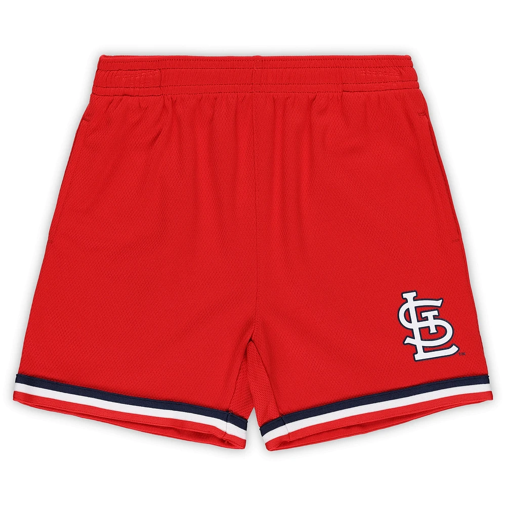 Ensemble t-shirt et short rouge St. Louis Cardinals Field Ball Fanatics pour tout-petits