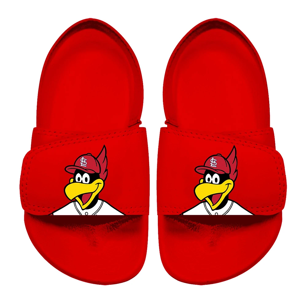 Toddler ISlide Red St. Louis Cardinals Mascot Slide Sandals