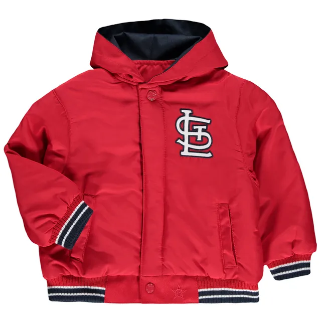 St. Louis Cardinals JH Design Reversible Women Fleece Jacket - Black 2X-Large