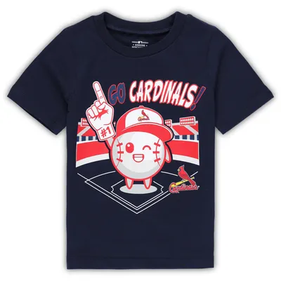 T-shirt bleu marine St. Louis Cardinals Ball Boy pour tout-petit