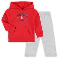 Ensemble pull à capuche et pantalon en polaire Play-By-Play des Cardinals de St. Louis rouge/gris pour tout-petit