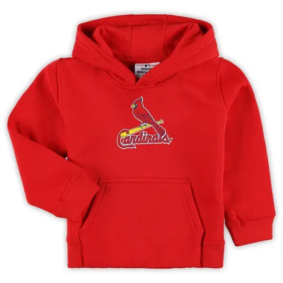 Sweat à capuche rouge en molleton avec logo principal de l'équipe St. Louis Cardinals pour tout-petit