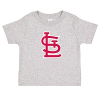 Toddler Soft as a Grape Red/Heather Gray St. Louis Cardinals Cooperstown Collection Two-Pack T-Shirt Set