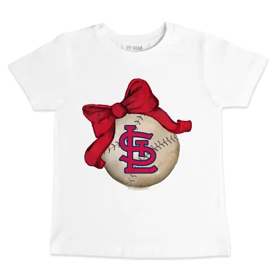 Toddler Soft as a Grape Red St. Louis Cardinals Baseball Print
