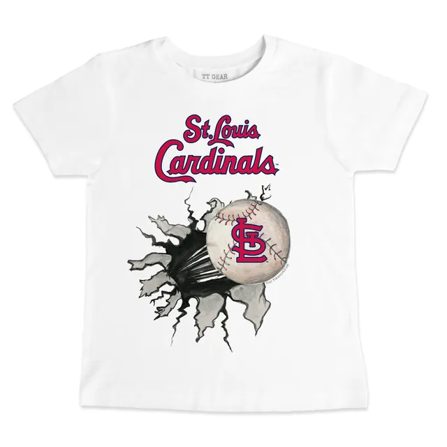 Lids St. Louis Cardinals Tiny Turnip Youth Bronto Logo T-Shirt - White