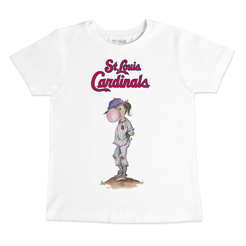 Lids St. Louis Cardinals Tiny Turnip Toddler Bubbles T-Shirt - White