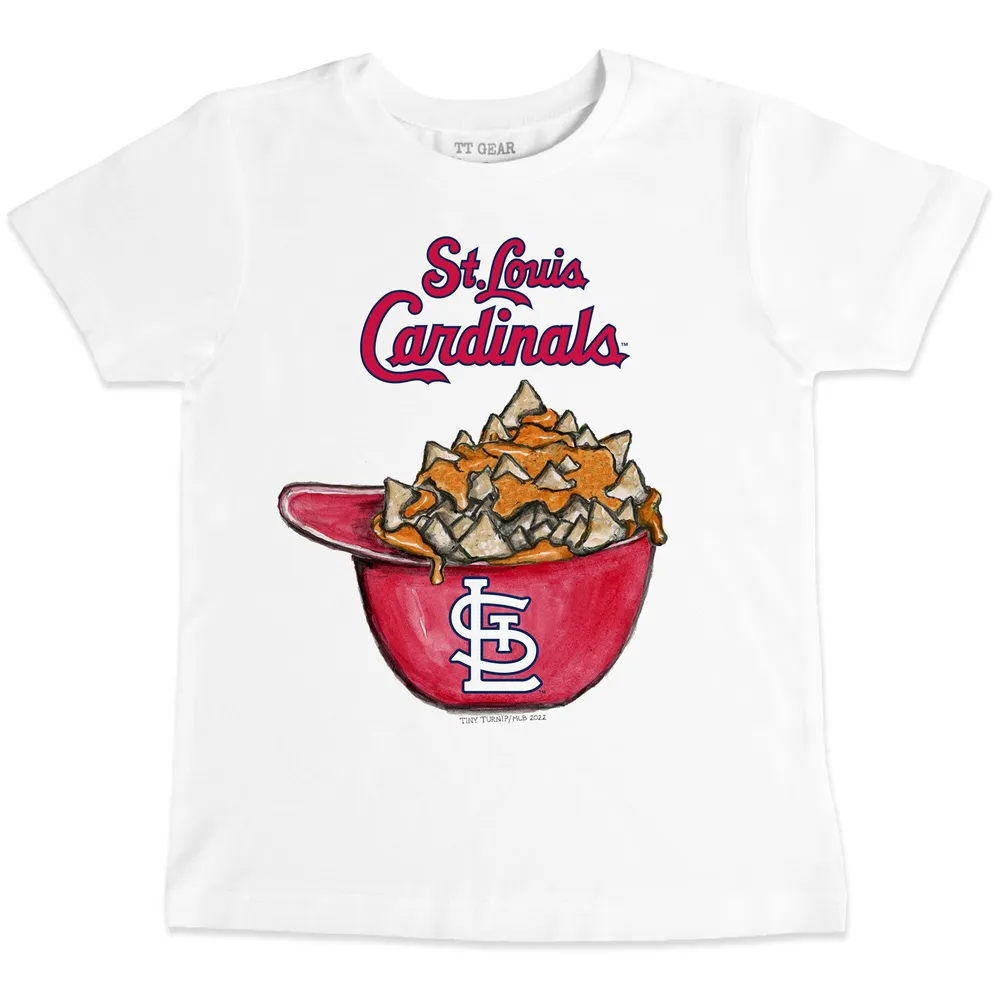 St. Louis Cardinals Tiny Turnip Youth Teddy Boy T-Shirt - White