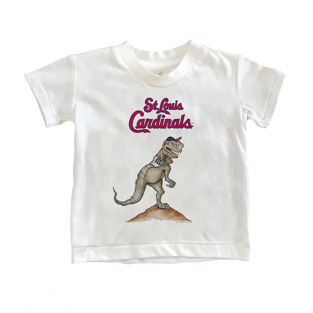 Toddler Tiny Turnip White St. Louis Cardinals Baseball Crossbats T-Shirt 