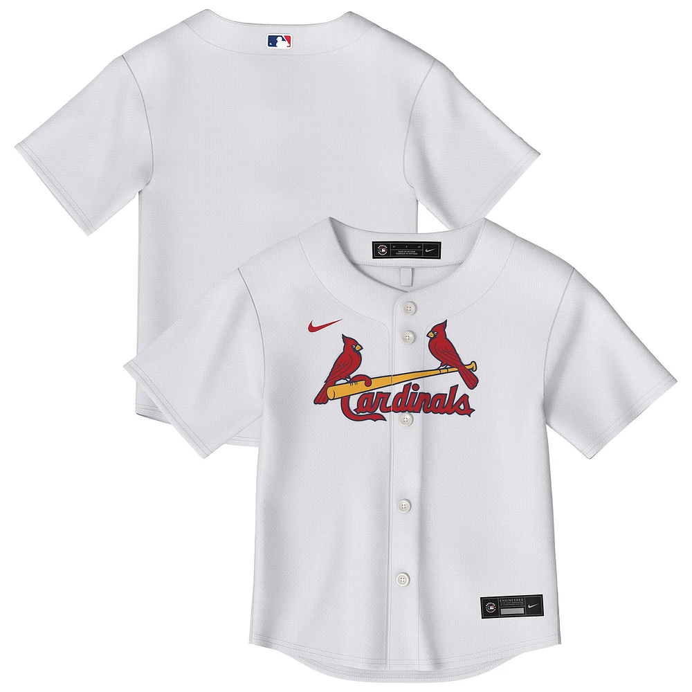 Toddler White St. Louis Cardinals Home Replica Jersey