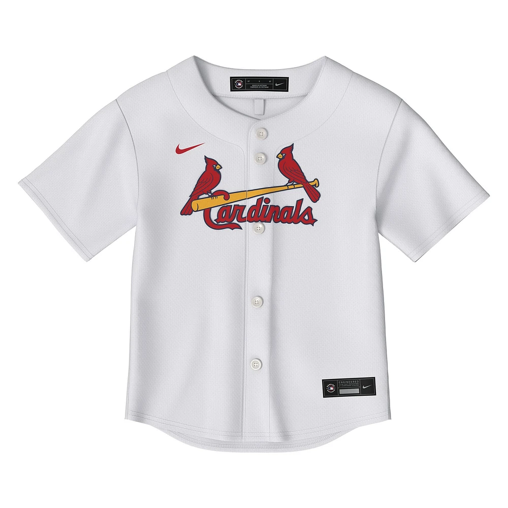 Toddler White St. Louis Cardinals Home Replica Jersey