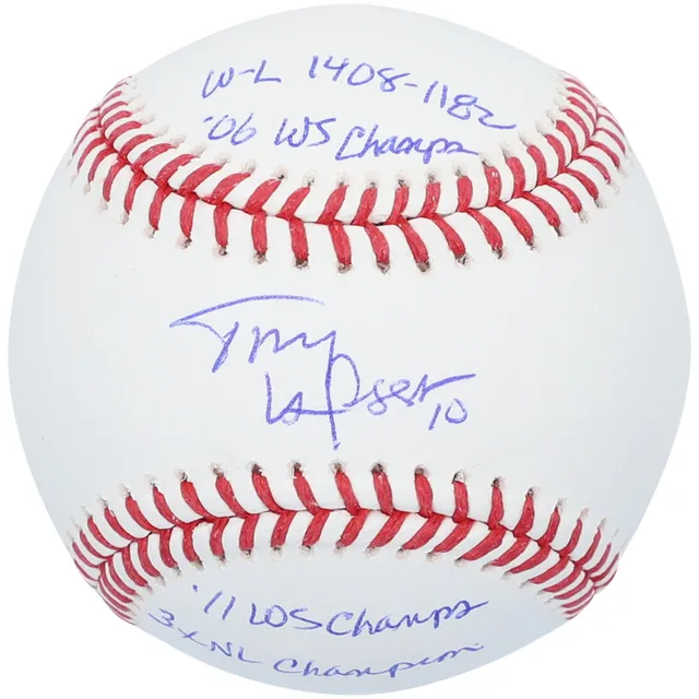 Tony La Russa St. Louis Cardinals Fanatics Authentic Autographed 2006 World  Series Logo Baseball with 06 WS Champs Inscription