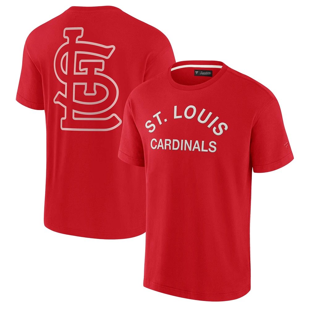 T-shirt unisexe Fanatics rouge St. Louis Cardinals Elements super doux à manches courtes