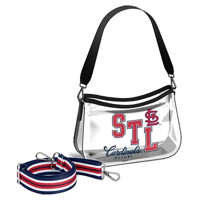 Mini-porte-monnaie transparent Stadium des Cardinals de St. Louis WEAR by Erin Andrews