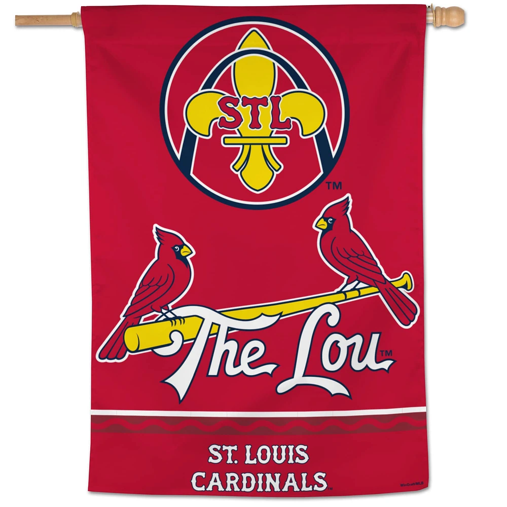 WinCraft St. Louis Cardinals 2024 City Connect Bannière verticale unilatérale 28'' x 40''