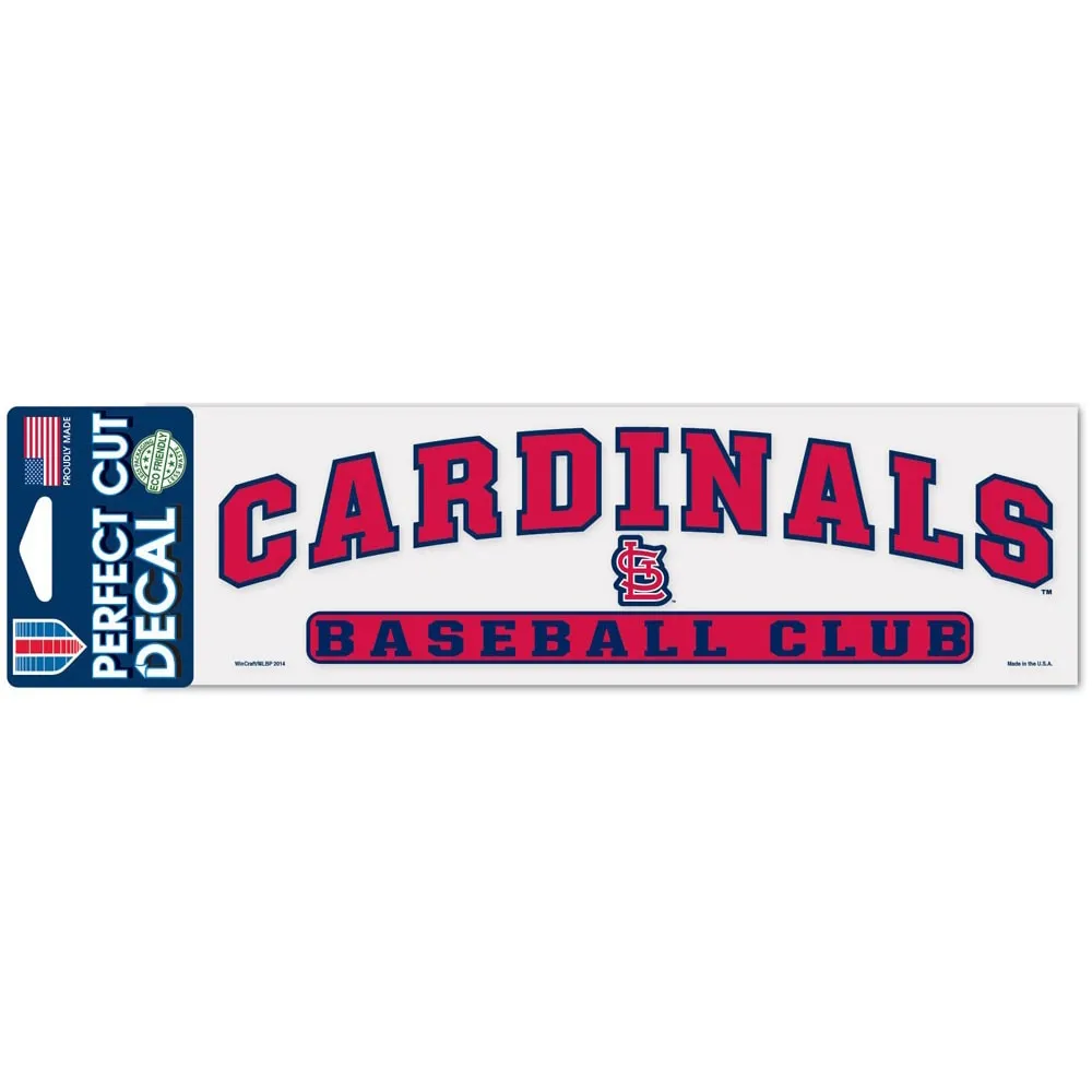 WinCraft St. Louis Cardinals 3" x 10" Arch Perfect Cut Decal