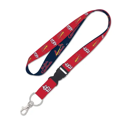 St. Louis Cardinals WinCraft Reversible Lanyard with Detachable Buckle - Black