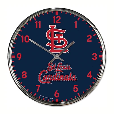 WinCraft St. Louis Cardinals Chrome Wall Clock