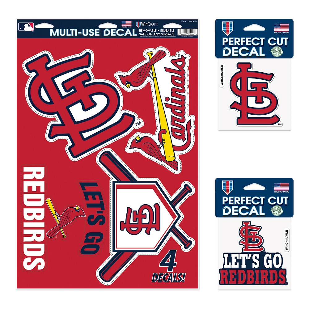 WinCraft St. Louis Cardinals Decal Variety Pack