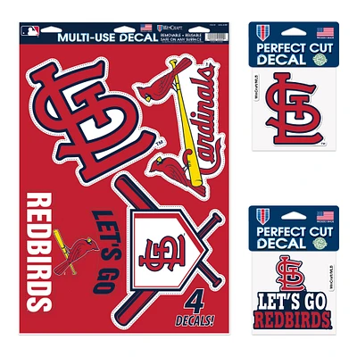 Pack de décalcomanies WinCraft St. Louis Cardinals