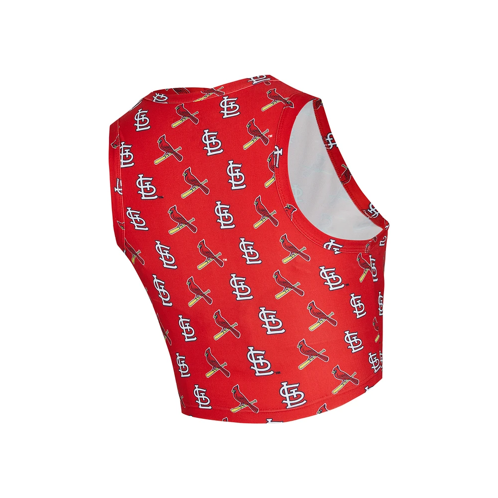Ensemble débardeur et jupe-short en tricot rouge Concepts Sport pour femmes des Cardinals de Saint-Louis